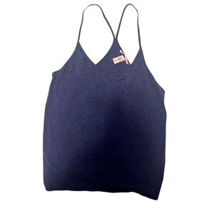 Victoria’s Secret Blue Spaghetti Strap V-Neck/U-Neck Tank Top